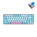 E-YOOSO Z-686 Single Light 68 Keys Hot Swappable Mechanical Keyboard White/Blue (Blue Switch)