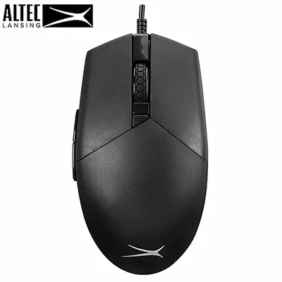 Altec Lansing ALGM9304 - lightweight Gaming mouse for gamers Wired In ergonomic design Adjustable DPI Optical tracking lights with RGB lightings Plug and play gaming mice