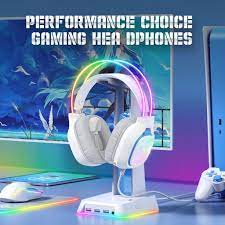 ONIKUMA X22 USB + 3.5mm Cool RGB Dynamic Light Wired Gaming Headset with Mic, Cable 1.8m